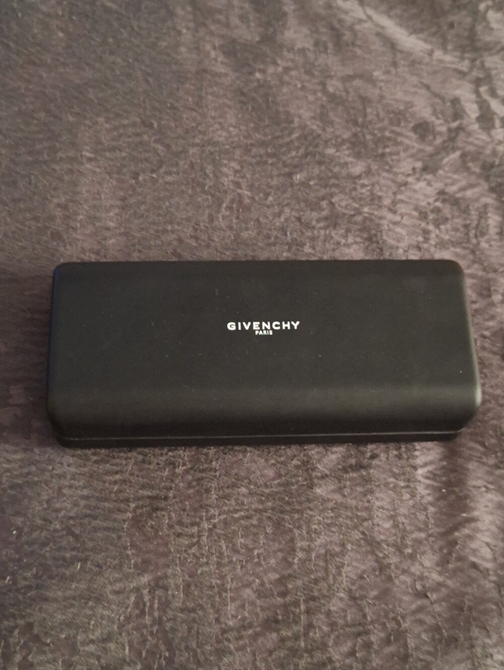 Givenchy Black Sunglasses Case with Minimal Logo
